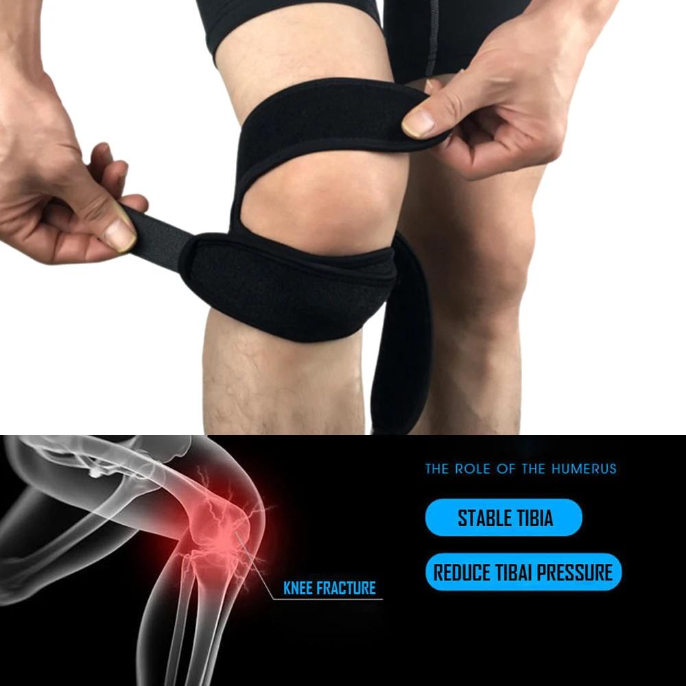 1Pcs Tendon Patellar Support Strap Reduce Patellar Tendonitis Knee Brace with Patella Stabilizer for Running, Tendonitis, MCL