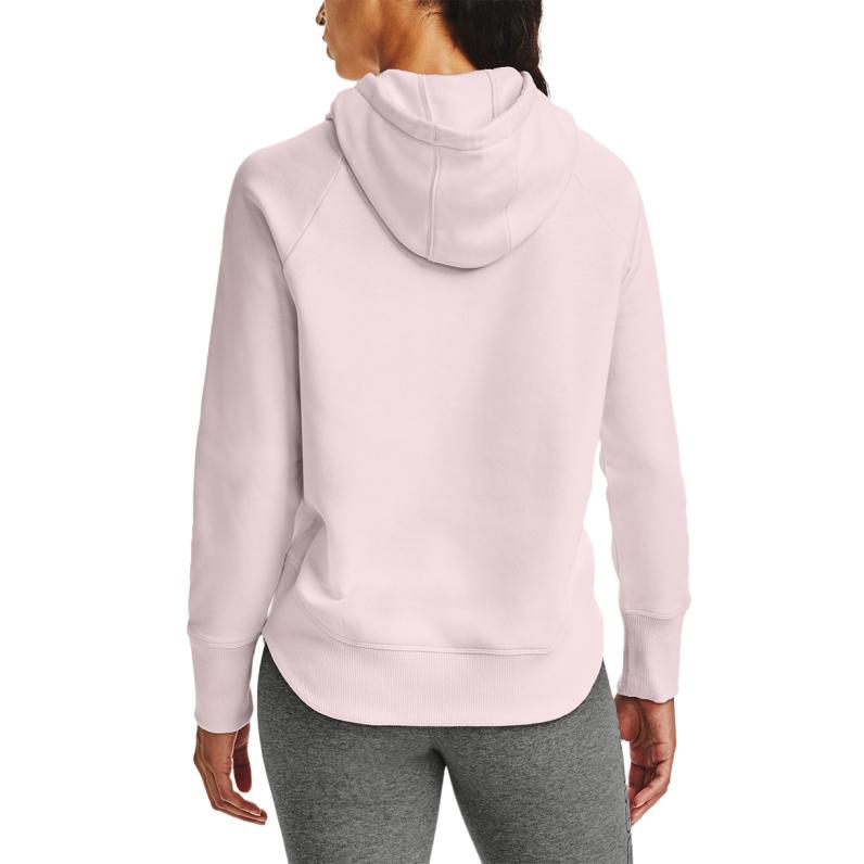 Under Armour Rival Metallic Fleece Hoodie Женские толстовки Ballet-Pink 1356323-658