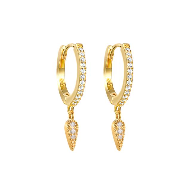 Серьги-кольца из стерлингового серебра 925 пробы Canner, модные серьги с заклепками в стиле панк-хип-хоп для женщин, готические украшения для вечеринок, Pendientes Orecchini