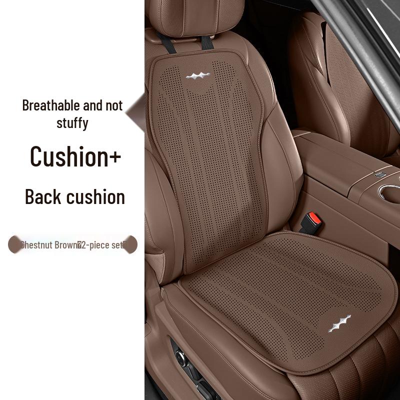 BYD Summer Seat Cushion: Ultra-Thin, Breathable, Universal Fit for Titanium 3/7, Leopard 5/8