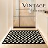 Leather Floor Mat Entry Door Mat Entry Door Mat Door Mat Door Waterproof Foot Pad Pvc Entry Anti-Skid Porch Carpet Household