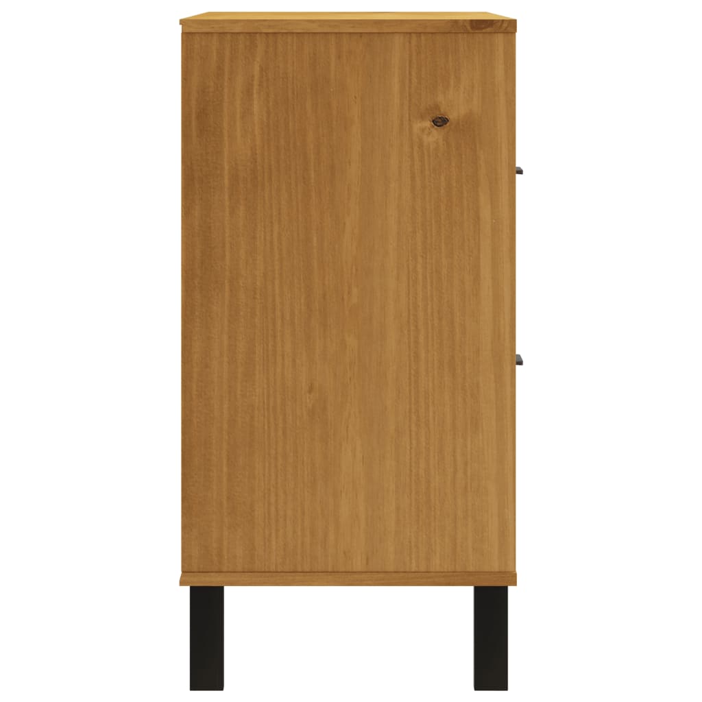 FLAM Drawer Cabinet 31.5 x 15.7 x 31.5 in (80 x 40 x 80 cm) Solid Pine Wood