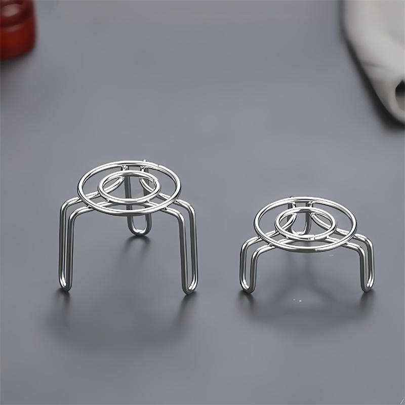 Kitchen Mini Round Steamer Cooling Rack Trivet Multi-Functional Pot Pan Cooking Stand for Outdoor Camping Picnic