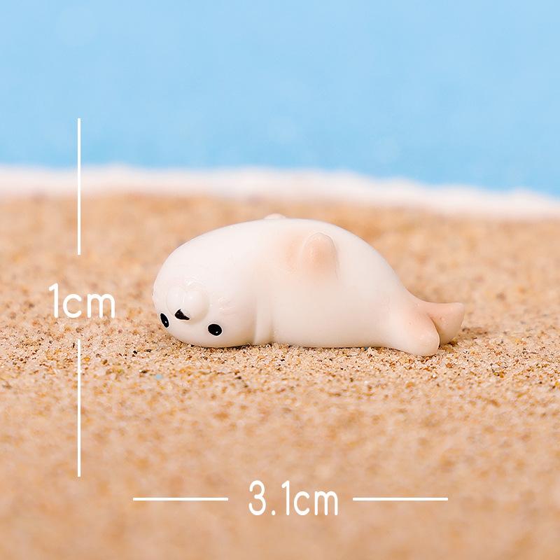 Микроландшафтные украшения, Реалистичные морские львы, морские собаки, тюлени и другие маленькие животные, креативные автомобильные смоляные поделки, декоративные аксессуары