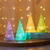 Luminous LED Crystal Christmas Tree Night Light Ornament