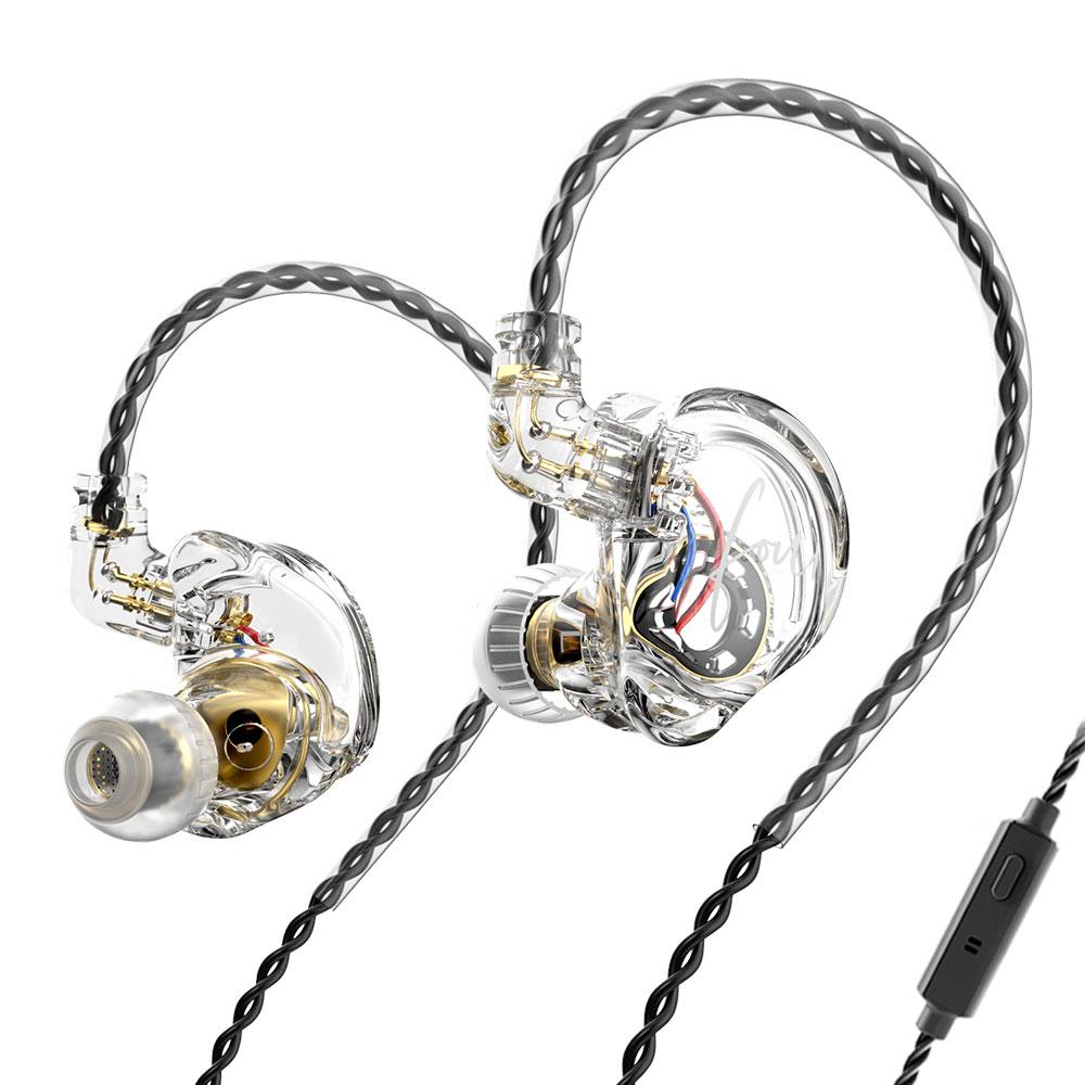 TRN CS4 In Ear Earphone Dynamic DJ Monitor IEM Earbud HIFI Sport Noise Cancelling Headsets TRN ST5 Kirin MT4 MT3 for Xiaomi