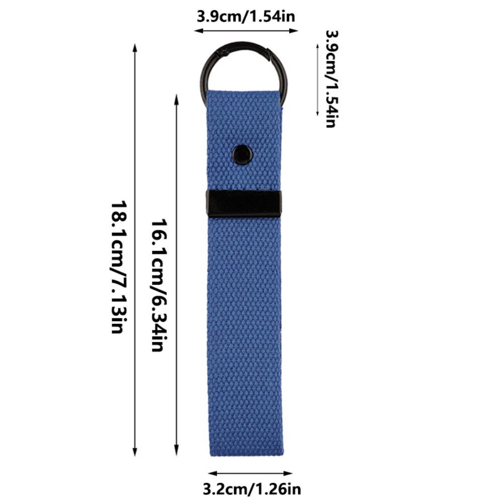 Цветной брелок для ключей, шнурок, простой, сделай сам, холщовый ремешок, тесьма, лента, веревка, брелок унисекс