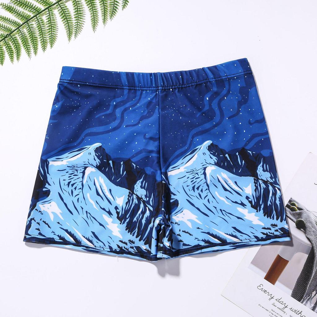 Men's Quick-Dry Loose Swim Trunks - Anti-Embarrassment Boxer Swimsuit for Beach