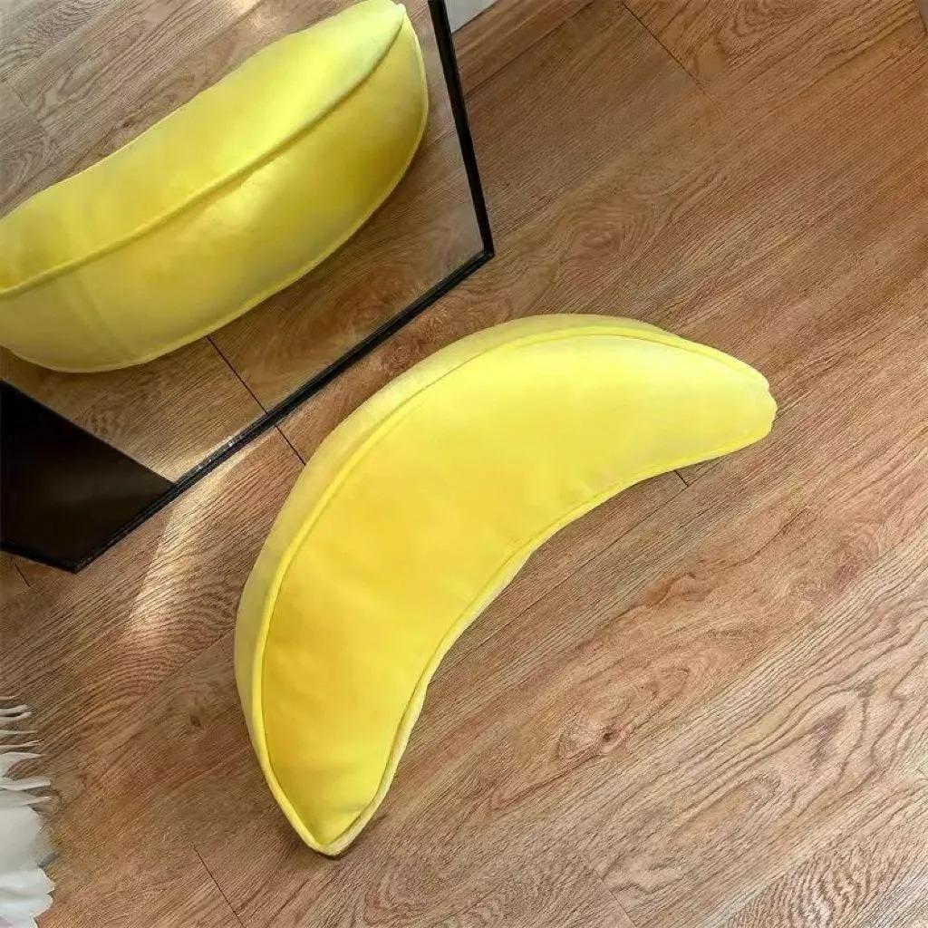 Подушка-банан Креативная Мягкая Прикроватная Подушка Полоска для Сна Подарок на День Рождения Плюшевая Игрушка Клипса для Ноги Девочка