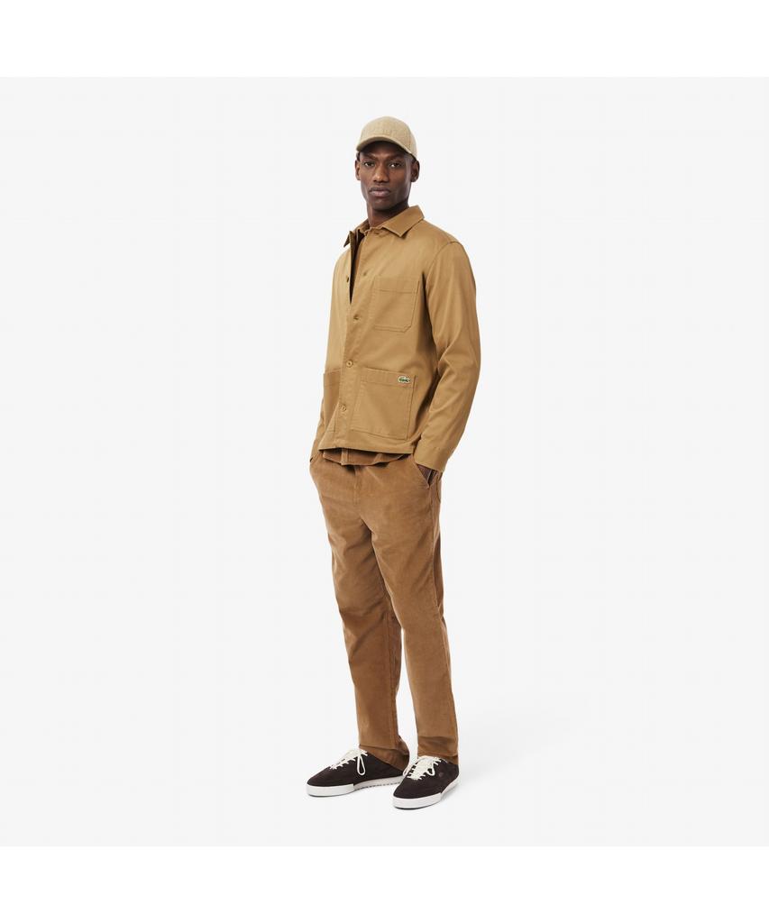 Мужские эластичные вельветовые брюки LACOSTE Hh9646-55N Dpc