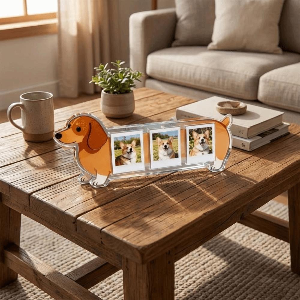 Cartoon Acrylic Photo Frame 3 Inches Photo Display Frame Modern Photo Collection Frame Gift Giving