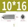 12.9 Нержавеющая сталь 304 Винт установочный с коническим концом и шестигранным углублением M2/M3
