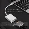 Конвертер USB C в VGA из алюминиевого сплава, разрешение 1080P, дизайн Plug and Play для различных устройств, дисплей смартфона
