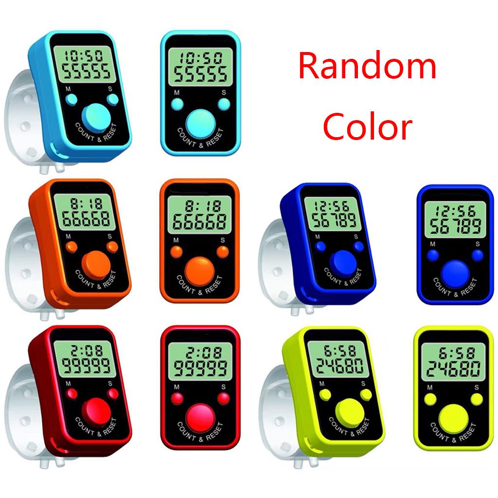 Fashion Design Mini Electronic Digital Counter Finger Ring Golf Digit Stitch