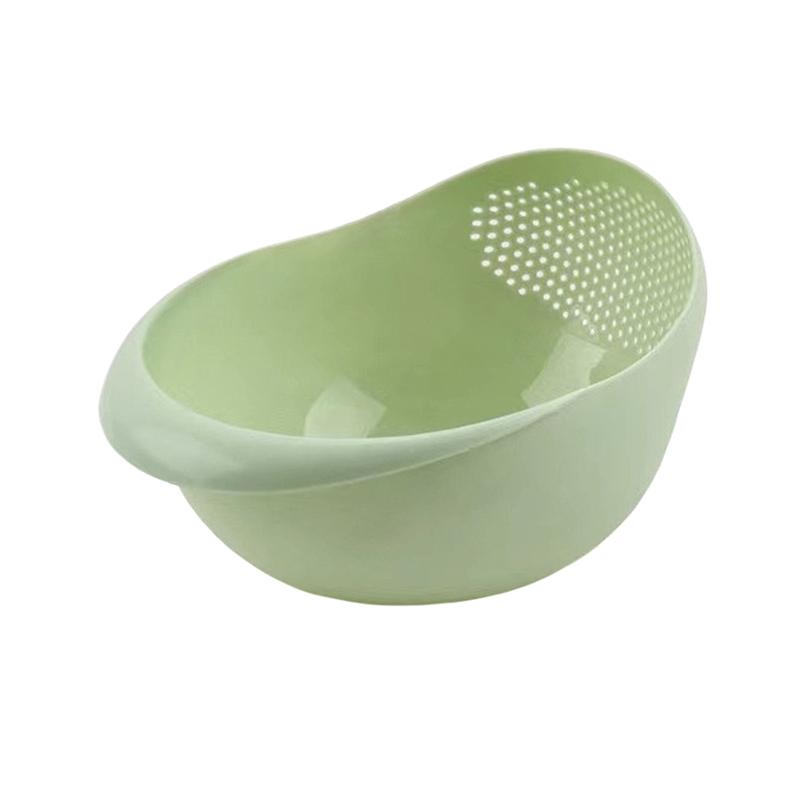 Rice Sieve Plastic Colander Kitchen Drain Basket With Handles Rice Bowl Strainer Strainer Basket Sink Drain Kitchen Tools