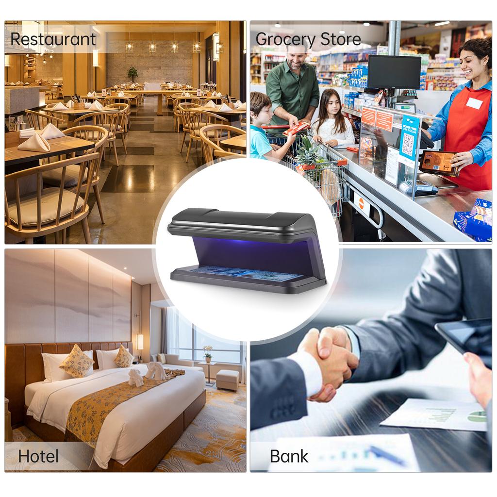 Counterfeit Bill Detector Suits All Currencies EURO US Dollar POUND Cash Currency Banknotes Notes