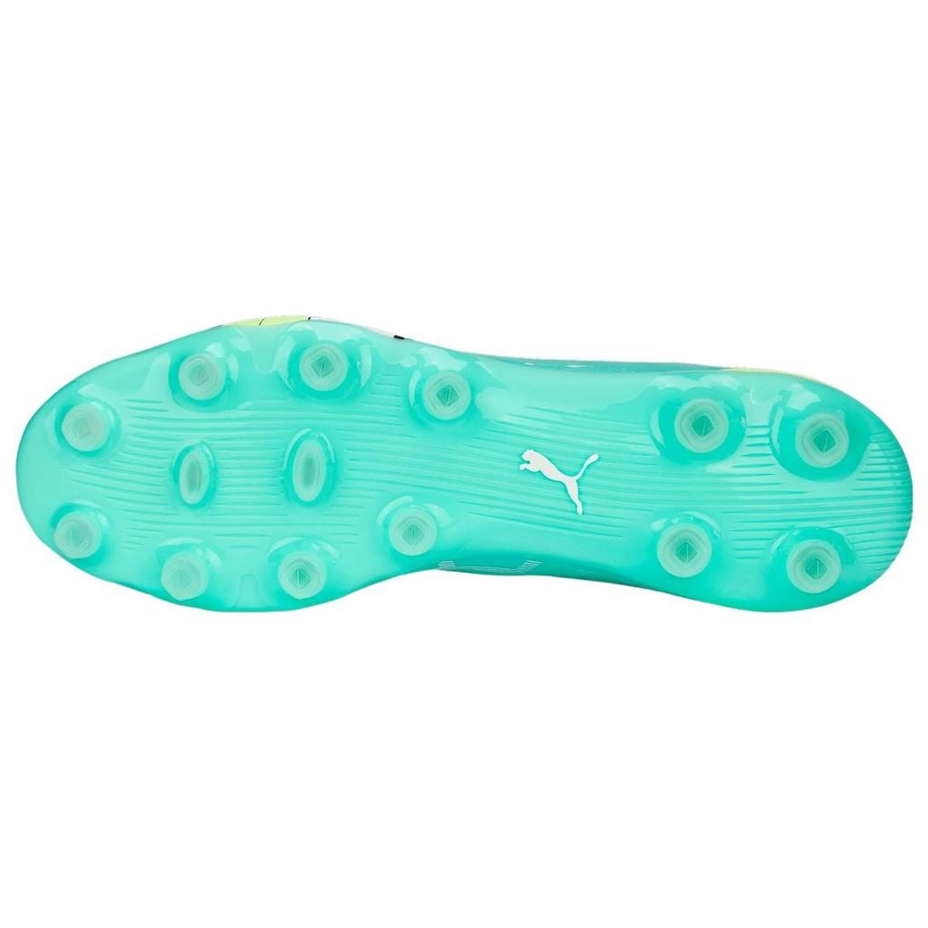 Puma Ultra Pro Удобные футбольные бутсы с круглым носком для искусственного газона AG HG Мужские футбольные бутсы Зеленые Белые 107241-03