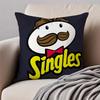 Popular Polychrome Inspired By PPringles Logo Cushion Cover Pillowcase Antidustmite Invisible Zipper Short Plush Sofa Cushion