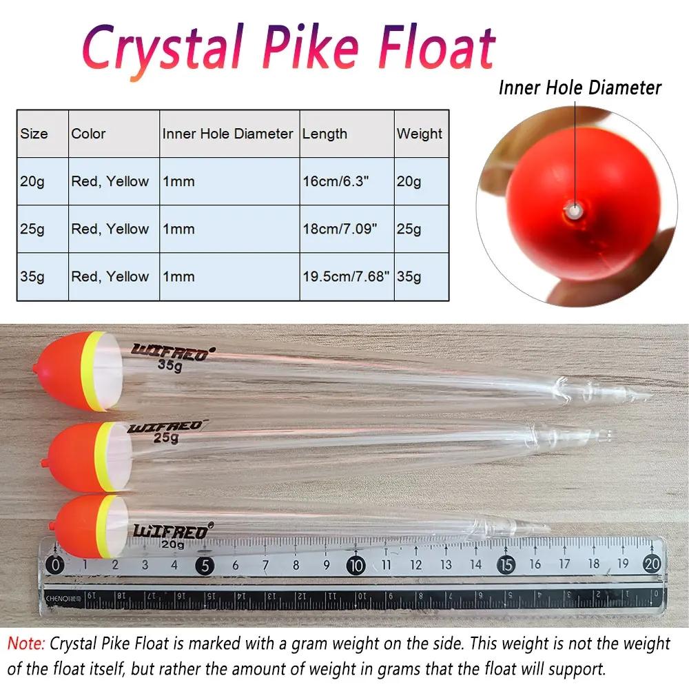 Bimoo, 1 шт., 20 г, 25 г, 35 г, поплавок с кристаллом щуки, утяжеленные поплавки для Shad Fishing Slamon Steelhead, аксессуары, рыболовные терминалы, снасти