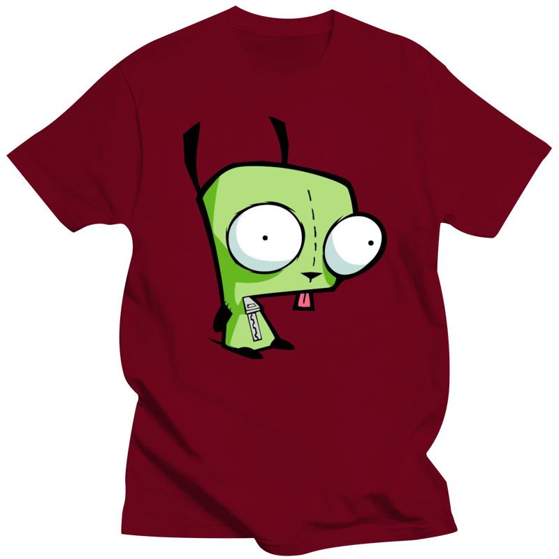 Unisexs Clothing  Gir - Hoodie (Invader Zim) T Shirt Invader Zim Tee Dog Robot Nicktoon Nicktoons Cartoon Cartoons Scene 2000s Inva