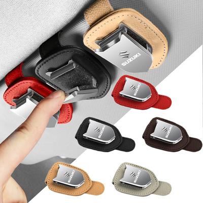 Автомобильный солнцезащитный козырек, бокс для очков, зажим для солнцезащитных очков, держатель для карт и билетов, подставка для Grand Vitara Jimny Swift Alto GSR GSR750 GSR600 DRZ GSXF SV 650