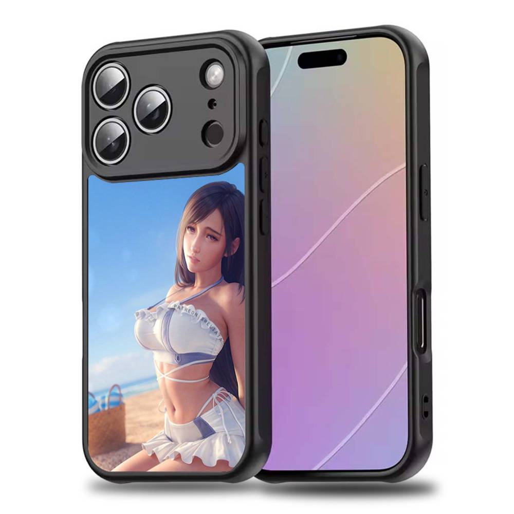 Чехол для телефона FF T-Tifa L-Lockhart-S для iPhone17,16,15,14,13,12,11,Pro,Max,Plus,Mini,SE4,E Магнитный Magsafe Беспроводная зарядка