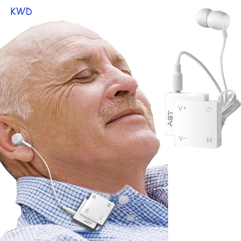 Цифровые слуховые аппараты для глухих, удобный голосовой усилитель звука, карманный слуховой аппарат, Audiphone