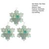 Yousheng Декор дружбы из морского стекла в форме снежинки Ручная работа Искусство из морского стекла Рождественское украшение Прибрежный сувенир дружбы для лучших друзей
