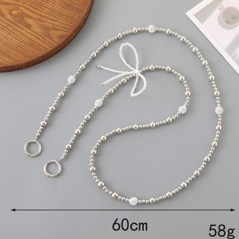 Pearl Mobile Phone Chain Necklace - Crossbody Lanyard for Women