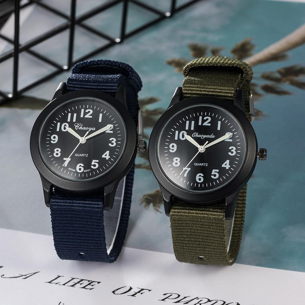 High Quality Children Boys Girls Digital Watch Quartz Wristwatches Students Exam Watches Nylon Strap for 5-12 Ages