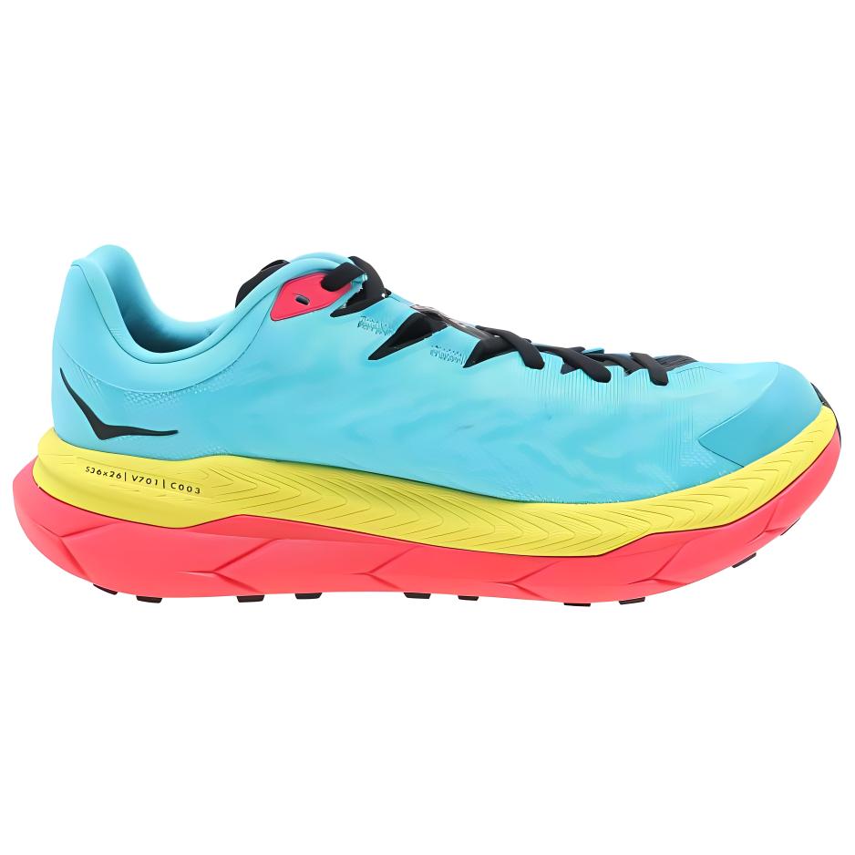 HOKA One One Удобная и дышащая амортизация Нескользящая Низкие Беговые Кроссовки Унисекс Сине-Желтые 1123161-SBDP