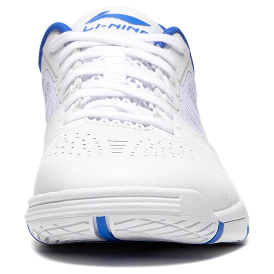 Li Ning Hawkeye 2.0 PRO Нескользящие износостойкие низкие кроссовки для настольного тенниса Унисекс Белый Синий APPU023-9
