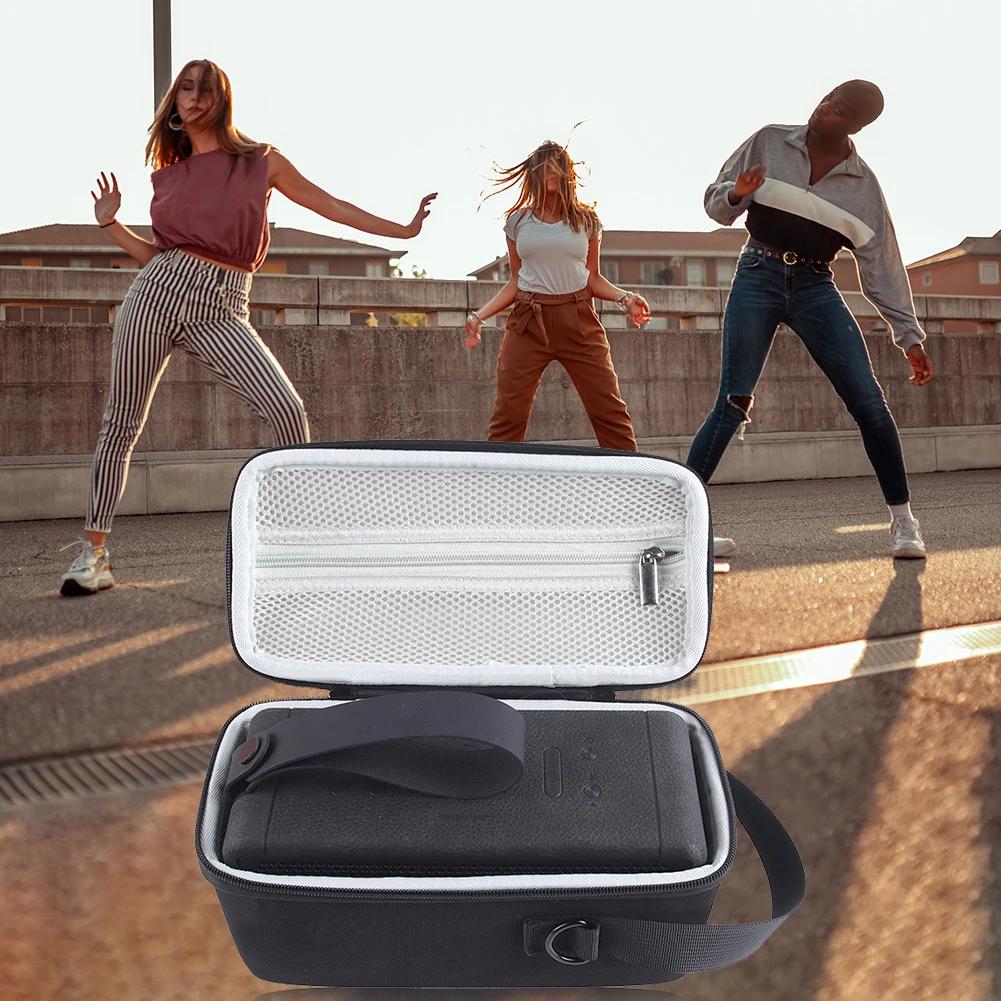 Жесткий чехол для переноски динамика из этиленвинилацетата, регулируемые лямки, сумка для аудиобокса, аксессуар для шнура питания, защита от падения для Marshall Middleton