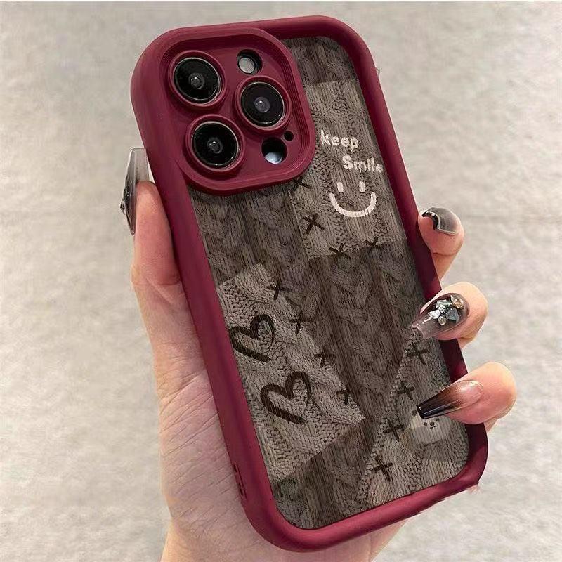Свитер Маленький Медведь Чехол для iPhone 17/17ProMax/16/15/14Pro/13/12 Милый Чехол для Телефона
