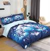 3pcs Blue Magic Potion Printed coreless Bedding Set Multiple Sizes Bedrooms Dormitories Soft and Comfortable Machine Washable