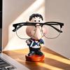 Decorative Eyeglass Rack Nose Smile Design Glasses Display Stand Unique Eyeglass Holder Home Decor