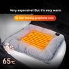 Car Winter Heated Seat Cushion USB Charging Soft Thick Plush 3 Gears Temperature Adjustment Fast Evenly Heating Safe Anti-slip Bottom Home Office