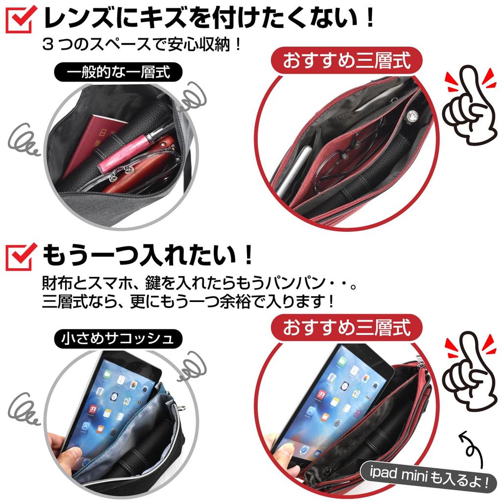 Shoulder Bag Sacoche 2way Crossbody Waterproof [BB Field] Men's (Navy)