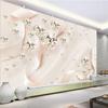 3D Stereoscopic Jewelry Pink Mural Living Room TV Sofa Background Wall Mural Home Decor Backdrop Wallpaper