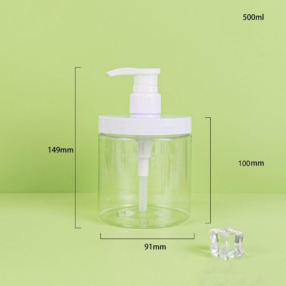 Wide Mouth Shower Soap Dispenser Clear Shower Bottles for Shampoo Conditioner Lotion