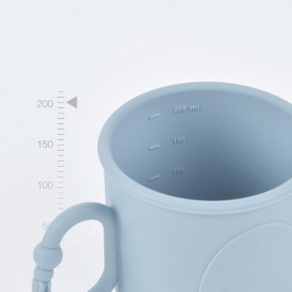 Portable Baby Training Cup Silicone Toddlers Straw Water Bottle BPA Free Toddler Sippy Cups  Kid