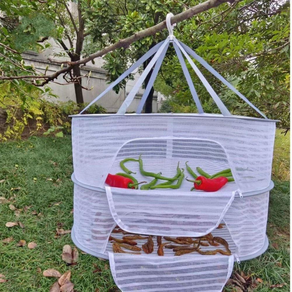 Складная прочная бытовая сетка для сушеных овощей, сетка для подвешивания одежды, сушилка для рыболовной сети, сумка для сушки