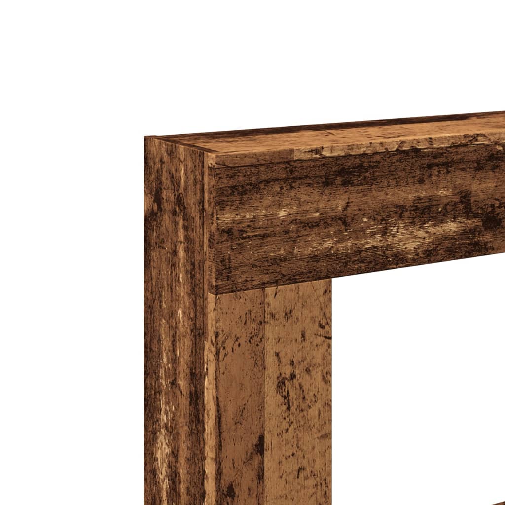 Fireplace Surround Vintage Wood Look 81 x 18 x 82 cm Engineered Wood