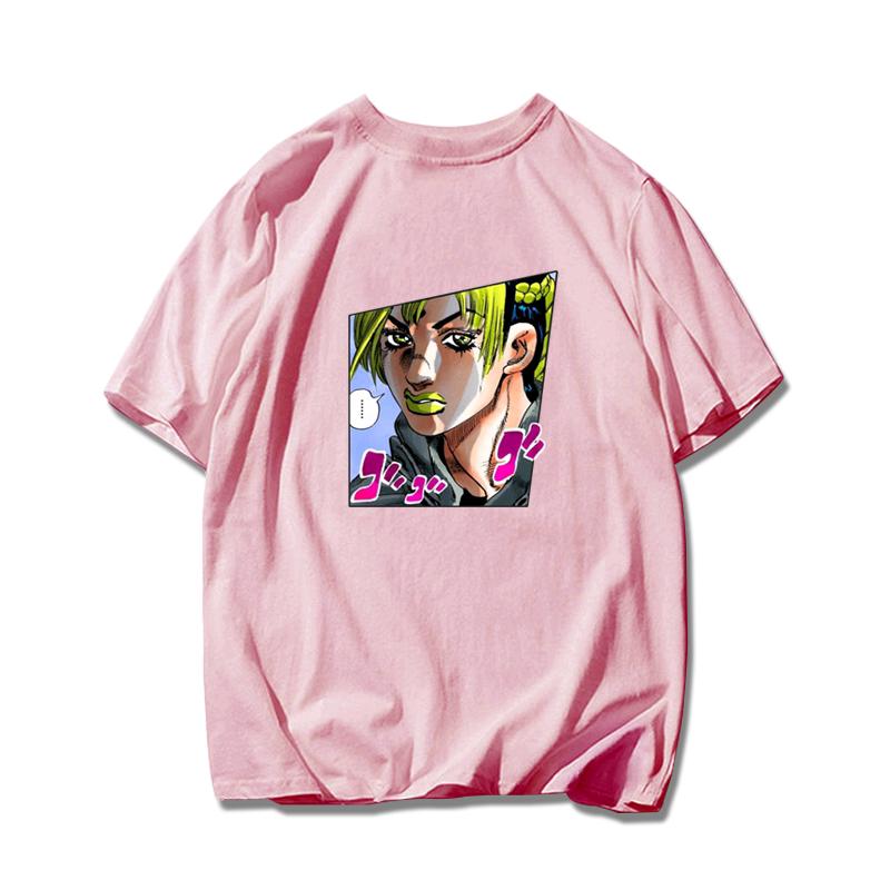 Удивительное приключение ДжоДжо Пустая полоса Сюй Лун Каменный океан Спорт 100% хлопок Футболка Супер горячая мужская и женская футболка с коротким рукавом