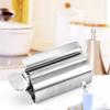 Toothpaste Tube Squeezer Stainless Steel Toothpaste Roller with Rotating Handle Labor Saving Toothpaste Tube Wringer Cleanser Presser