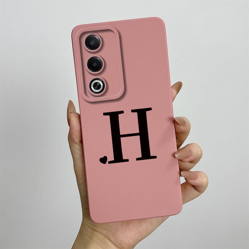 Чехол для Oppo A80 5G OppoA80 CPH2639 Чехол Милые Буквы Квадратный Силиконовый Чехол для Телефона Для Oppo A3 Pro 5G A3Pro CPH2665 Мягкие Fundas