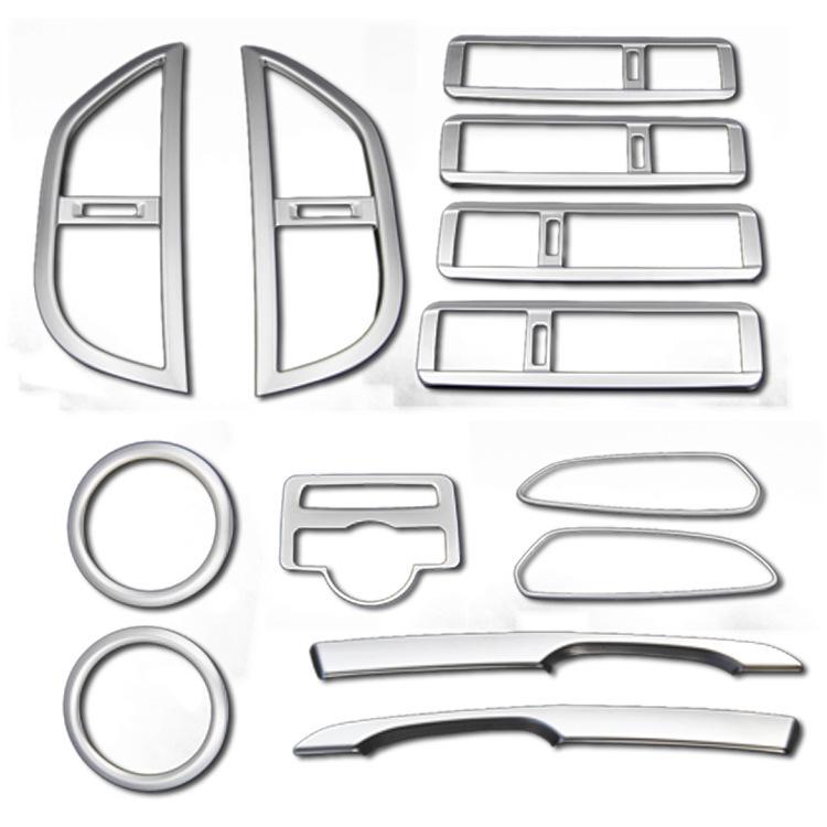 Matte Stainless Steel Interior Bright Strips for 2018 Mercedes-Benz Viano