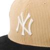 New Era 59FIFTY Cap MLB New York Yankees NY Corduroy ONSPOTZ Exclusive and Gokyu Fifty 5950 Straight Flat Visor Unisex Summer Sun Protection UV