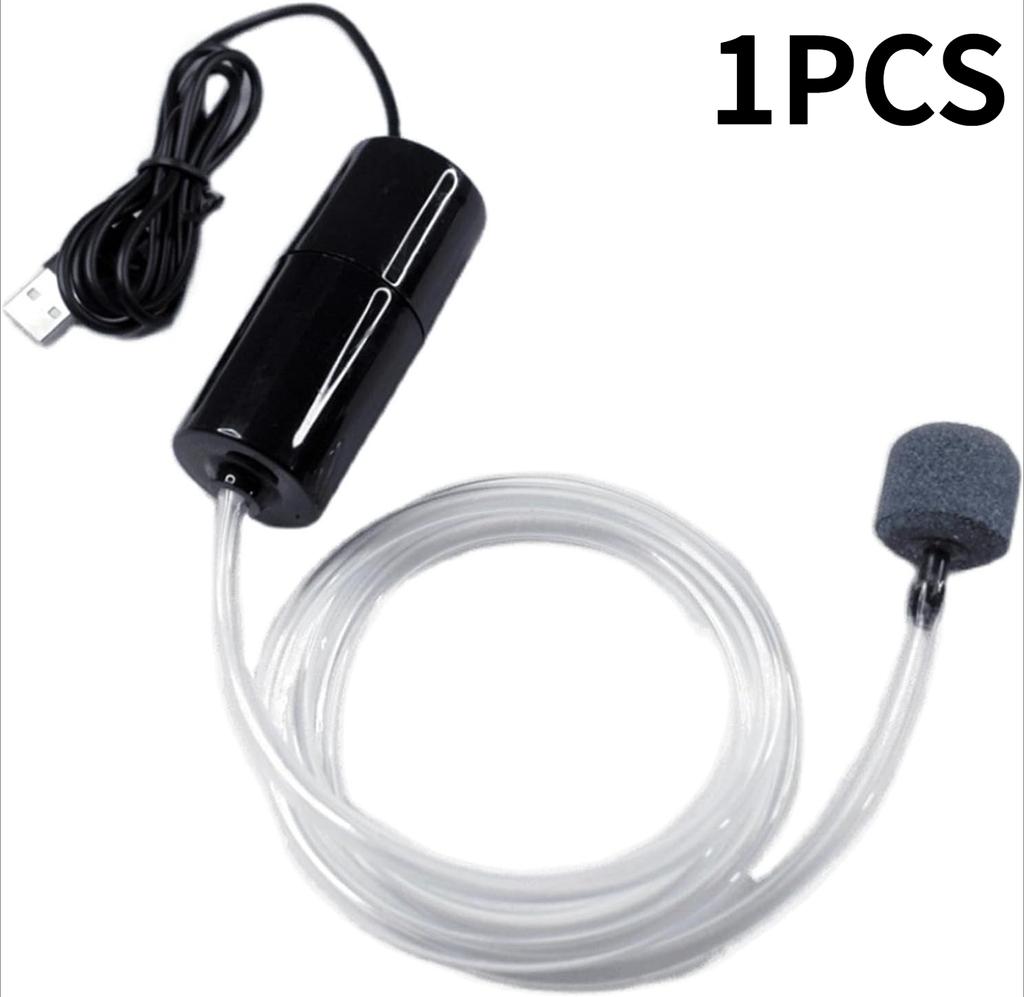 Aquarium Aerator Portable USB with Copper Cores Motor Quiet Operate Oxygen Pumps for Tanks and Fishing Fish Tanks Aerator Pumps