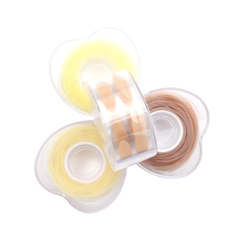 Рулон ленты для век в форме сердца - Натуральная сетка, 600 наклеек